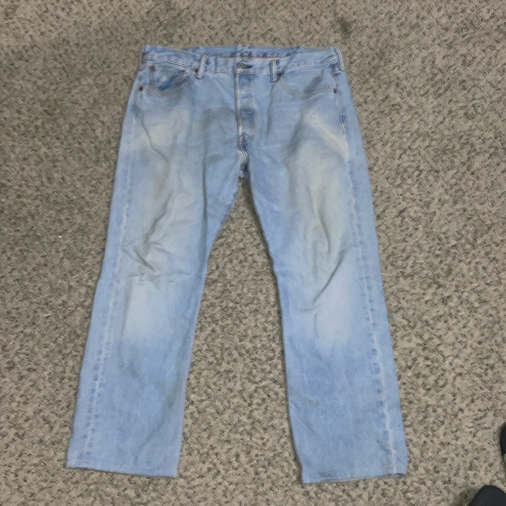 Light blue Levi’s 501